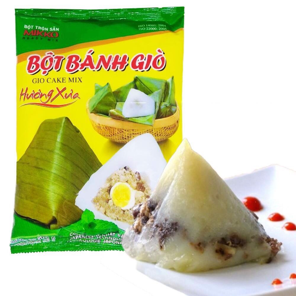 Bột Bánh Giò Hương Xưa 500g Bánh Trắng Mềm Thơm Ngon Bột Trộn Sẵn Mikko