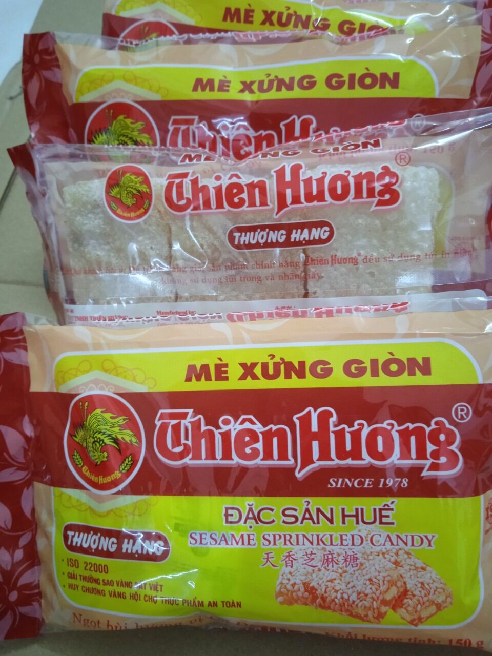 Mè xửng giòn hộp 400g