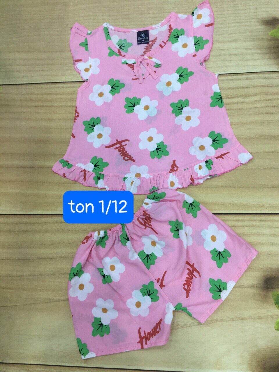 {HCM} ĐỒ BỘ TÔN (LANH) CHO BÉ GÁI. Size từ 5-16kg ( Giao ngẫu nhiên )