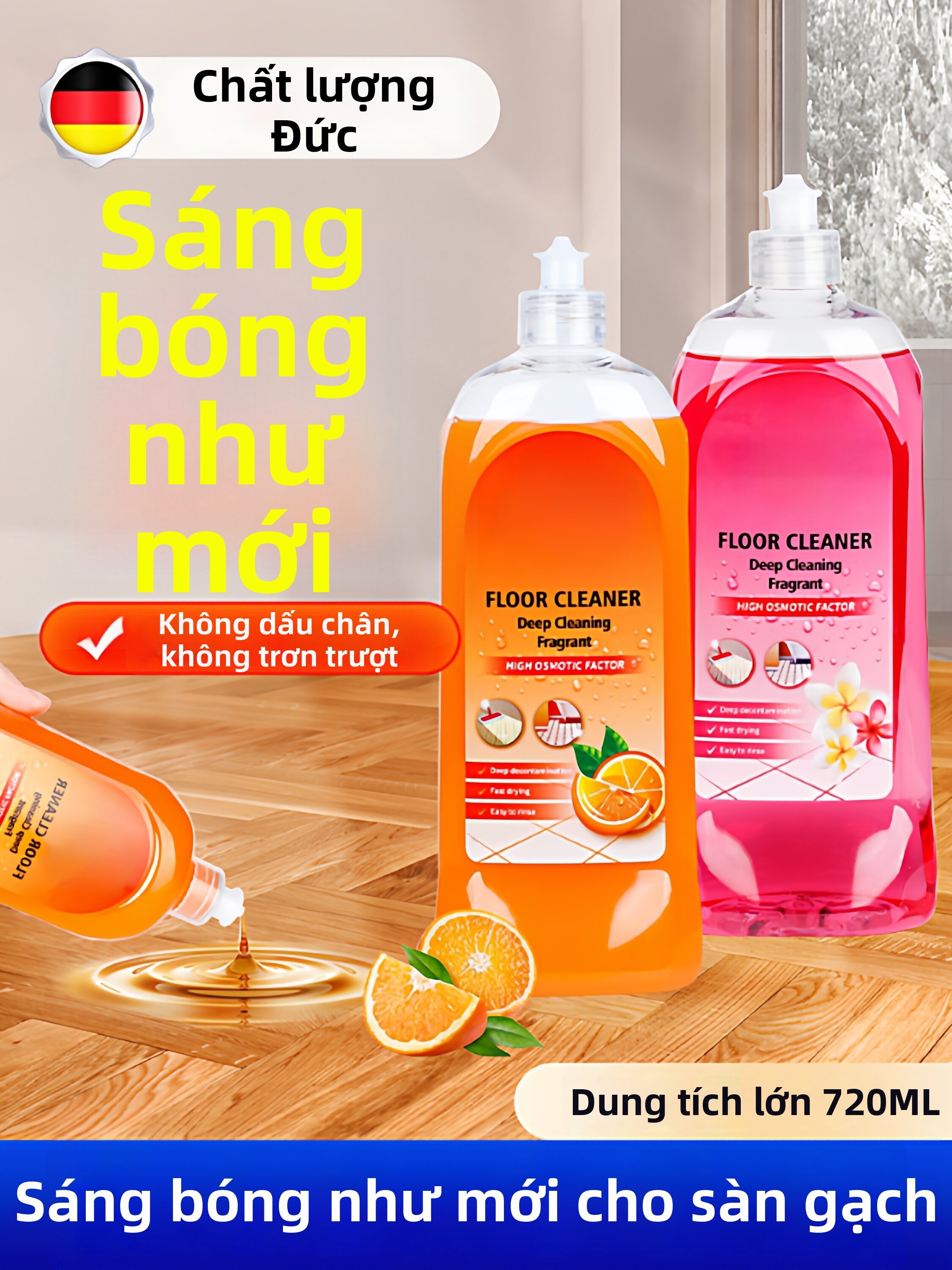 Strong Grease Removal Floor Tiles Cleaner