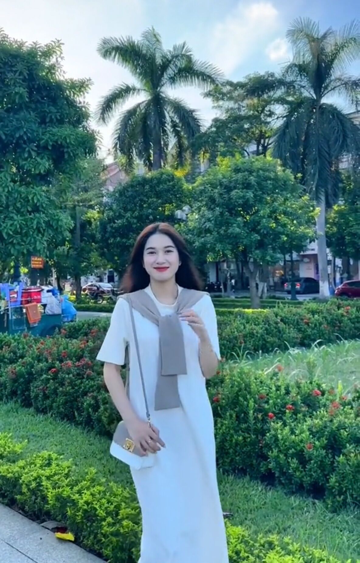 Đầm thun tăm suông dài