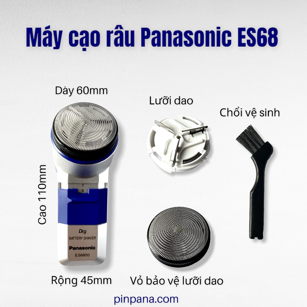 Máy cạo râu mini Panasonic ES6850