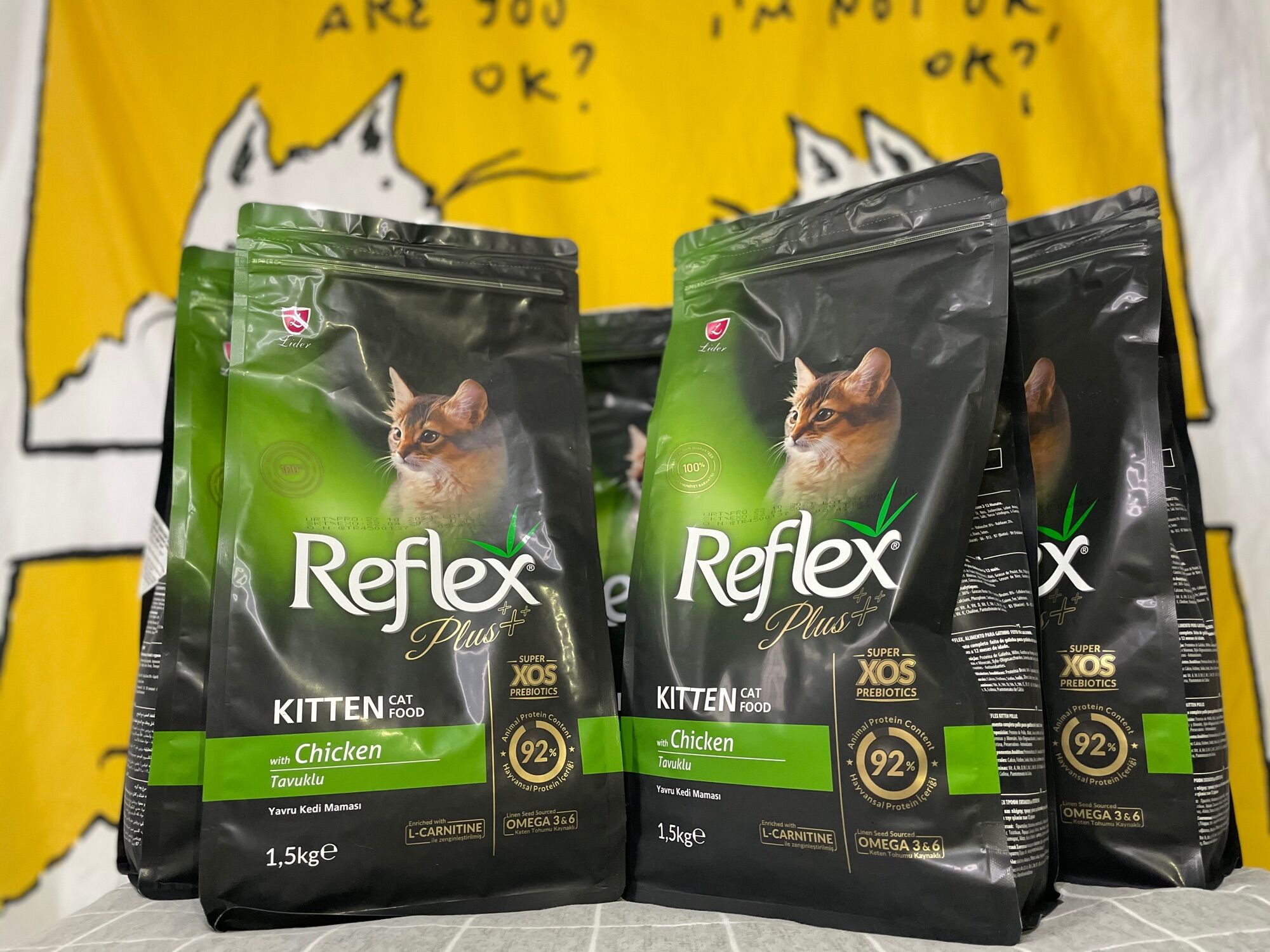 Hạt Reflex Kitten vị Gà - Thức ăn cho mèo con