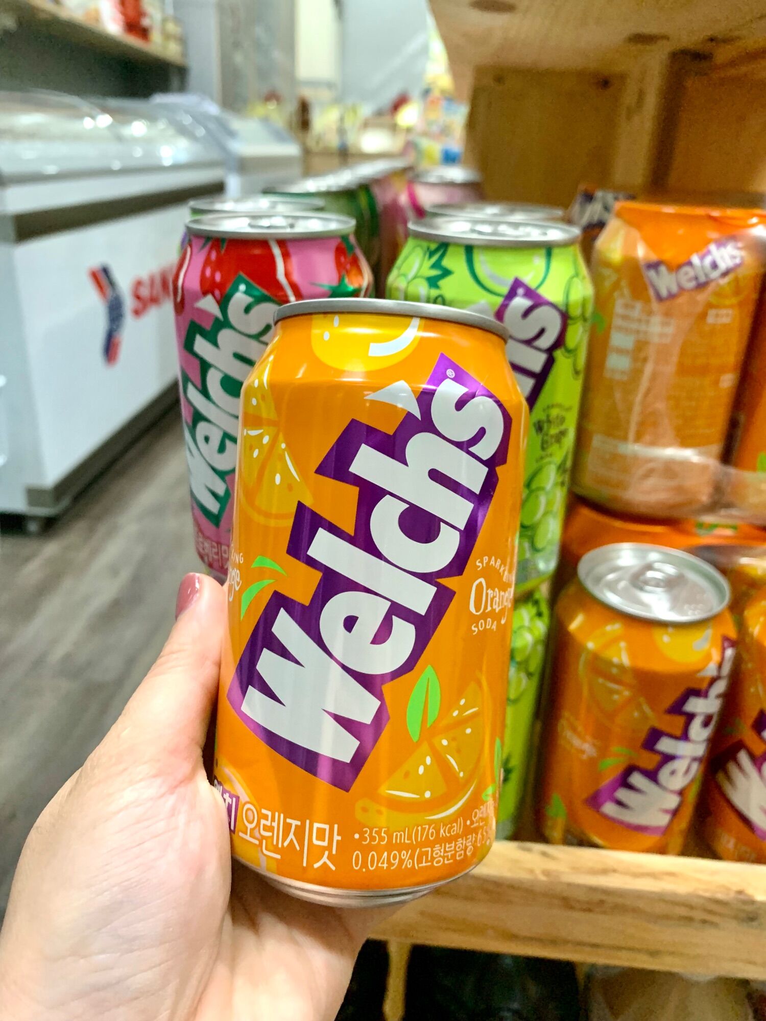Combo 6 Lon Nước Ngọt Welch’s Hàn Quốc- 3 Vị