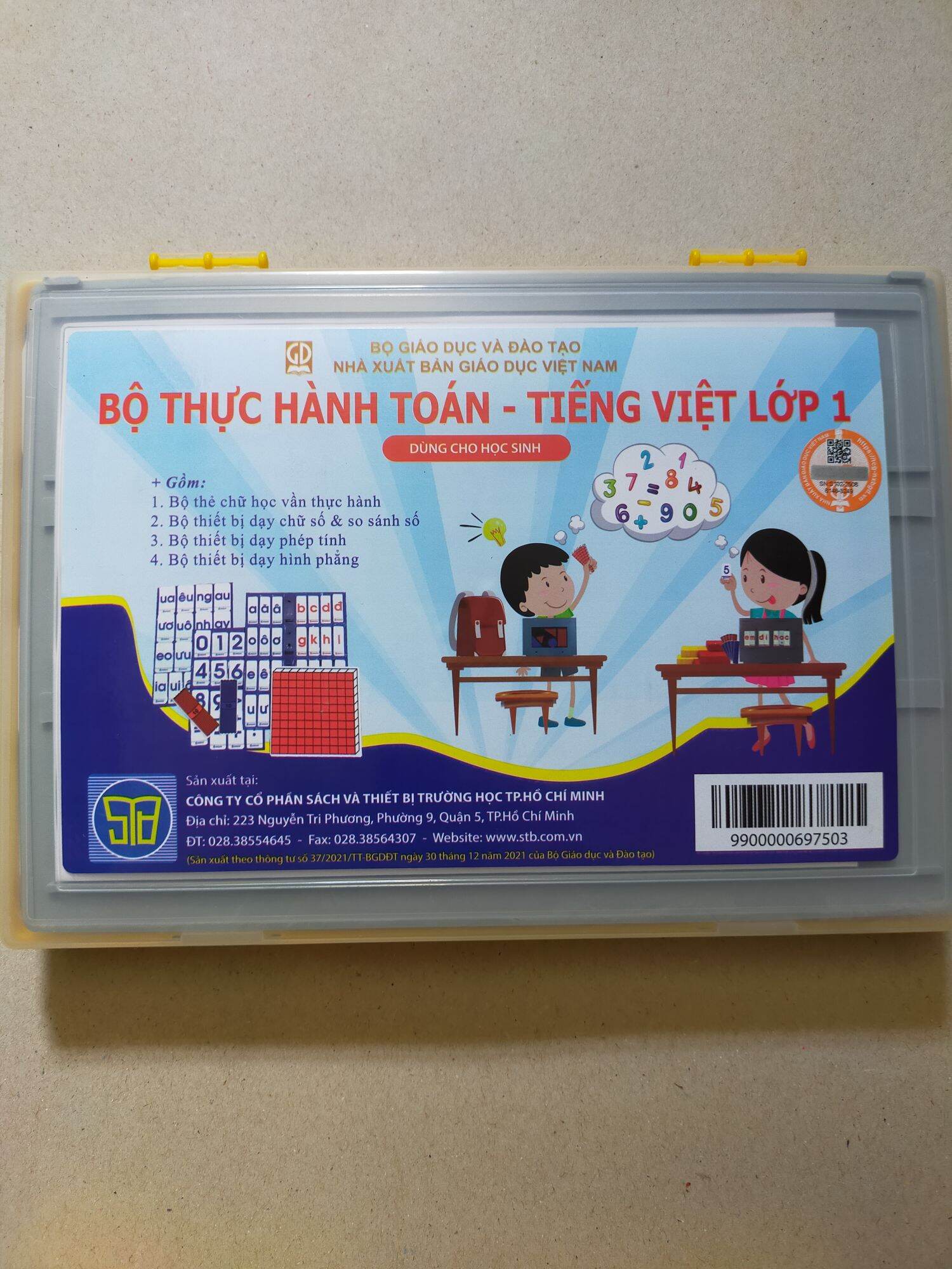 1hộp thực hành toán tiếng việt lớp 1