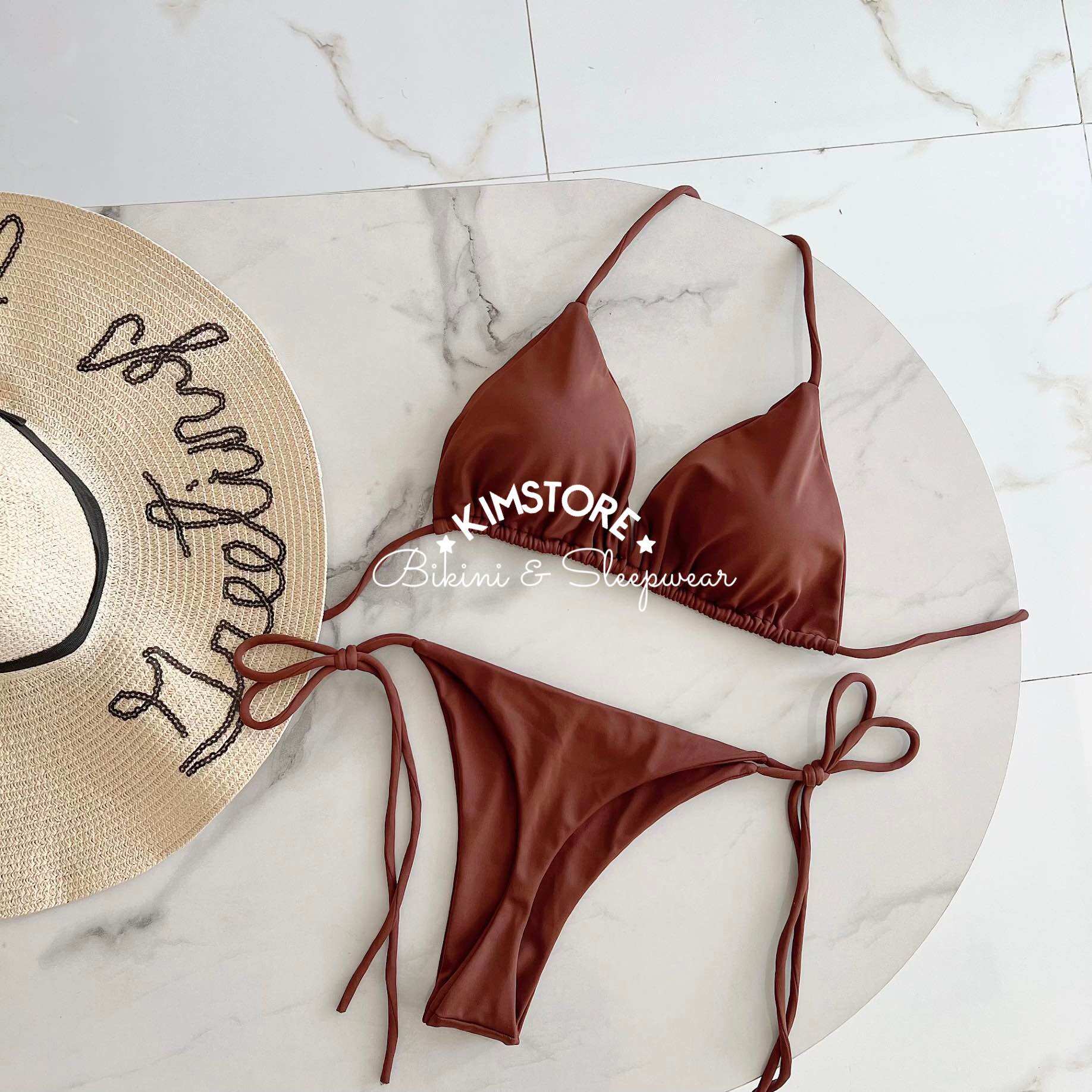 Bikini basic lọt khe nhiều màu siêu sang chảnh