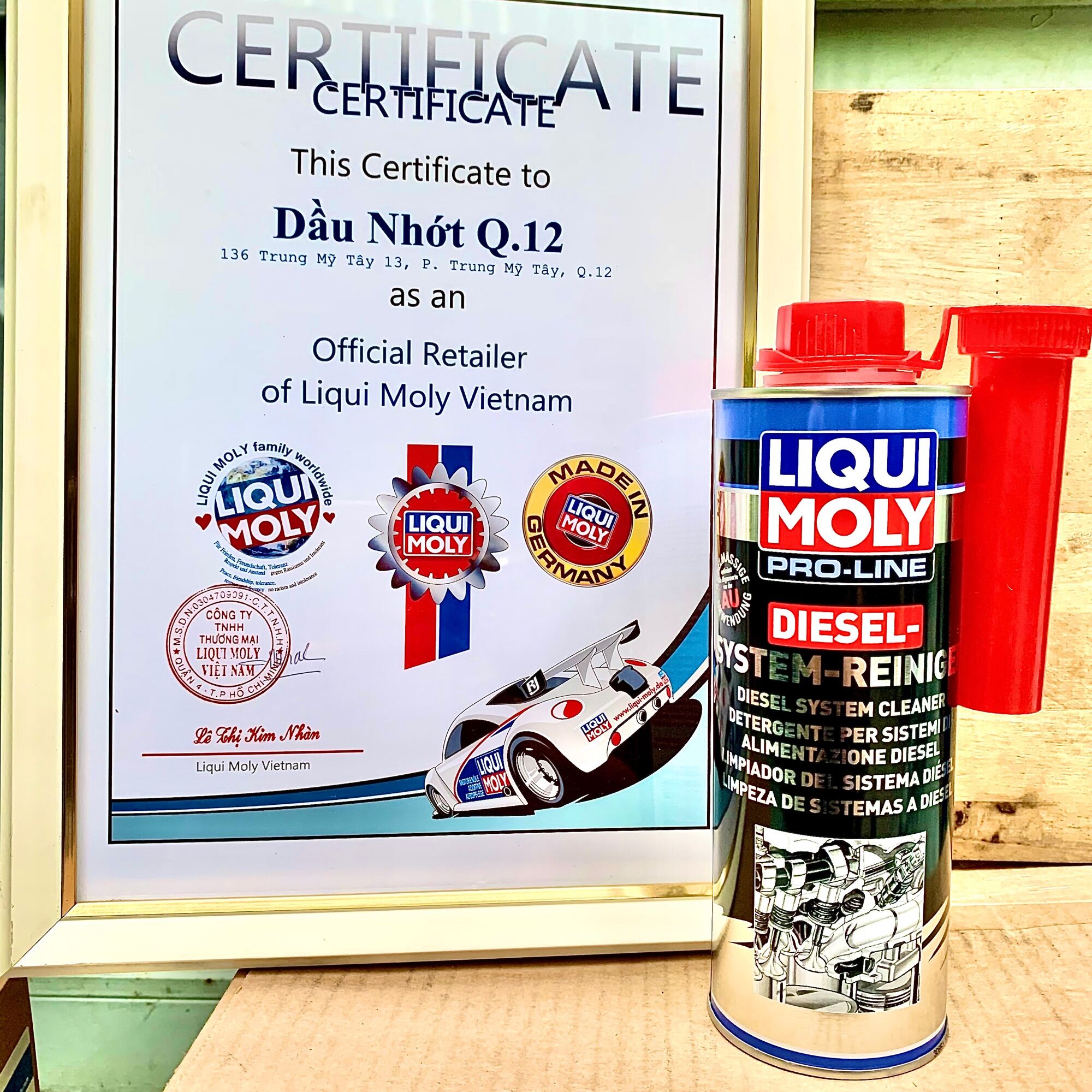 Phụ Gia Súc Béc Dầu Cao Cấp LIQUI MOLY Pro-Line Diesel System Reiniger 5156 - 500ML Made in Germany
