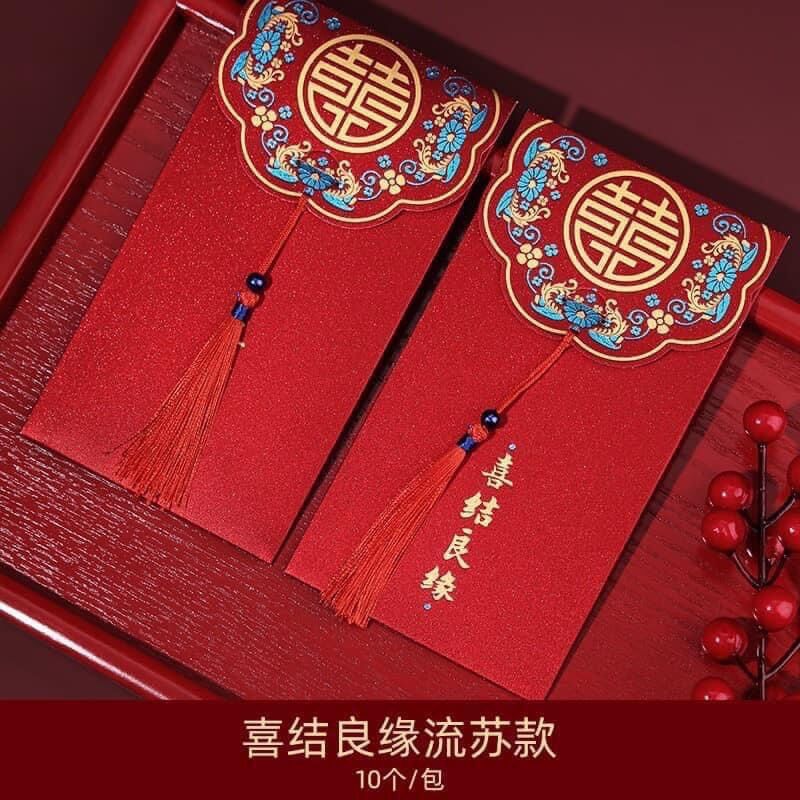 Combo 10  lixi chibi mẫu mới 2023