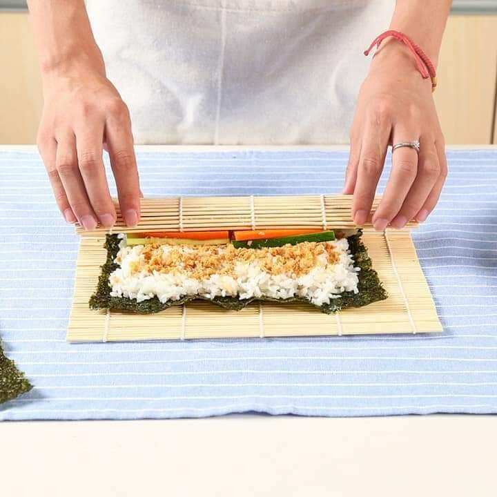 Mành tre cuộn kim bắp