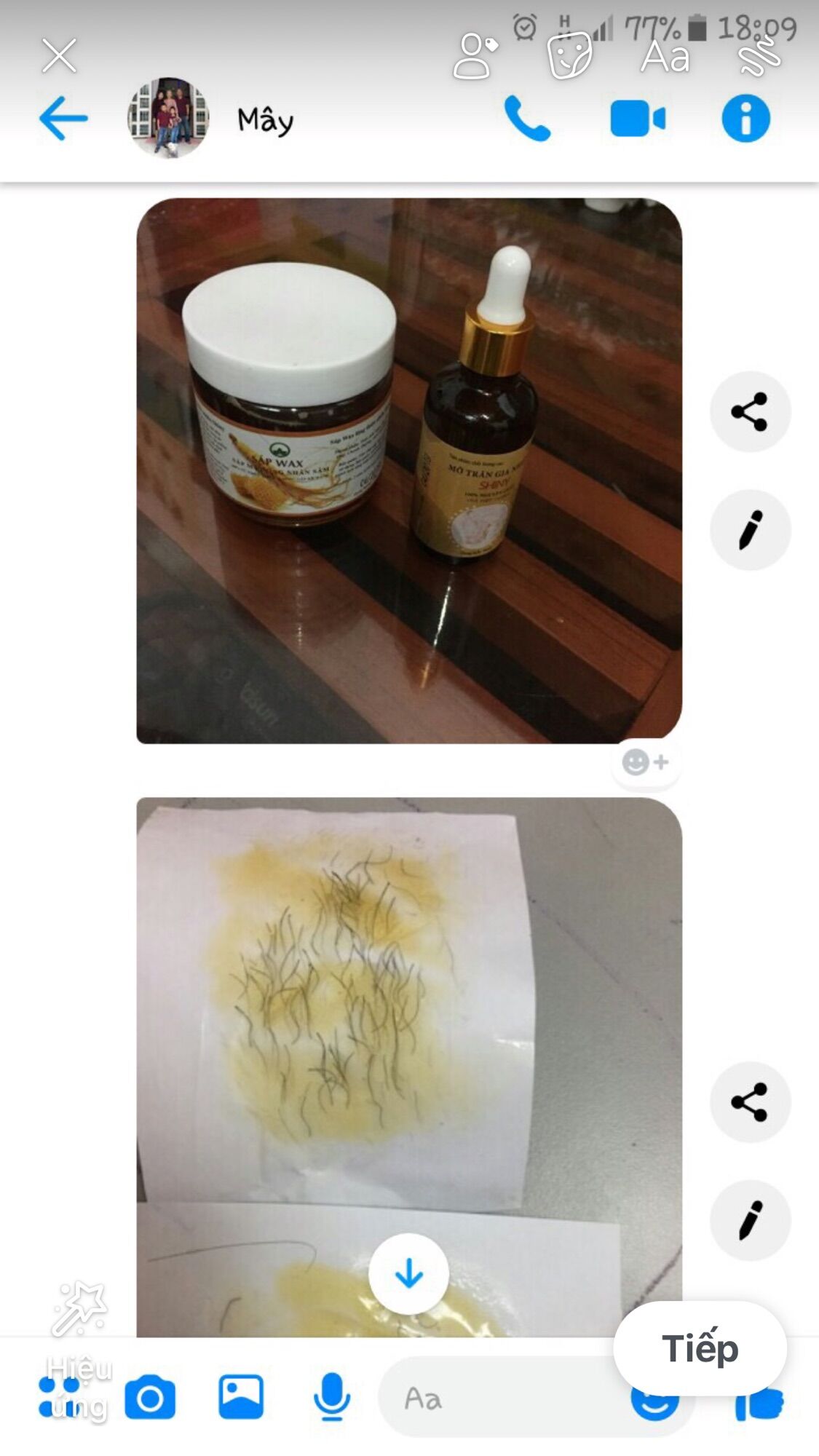 Combo Triệt Lông Sáp Wax + Mỡ Trăn Shiny Handmade(Tặng Kèm Dụng Cụ Wax)