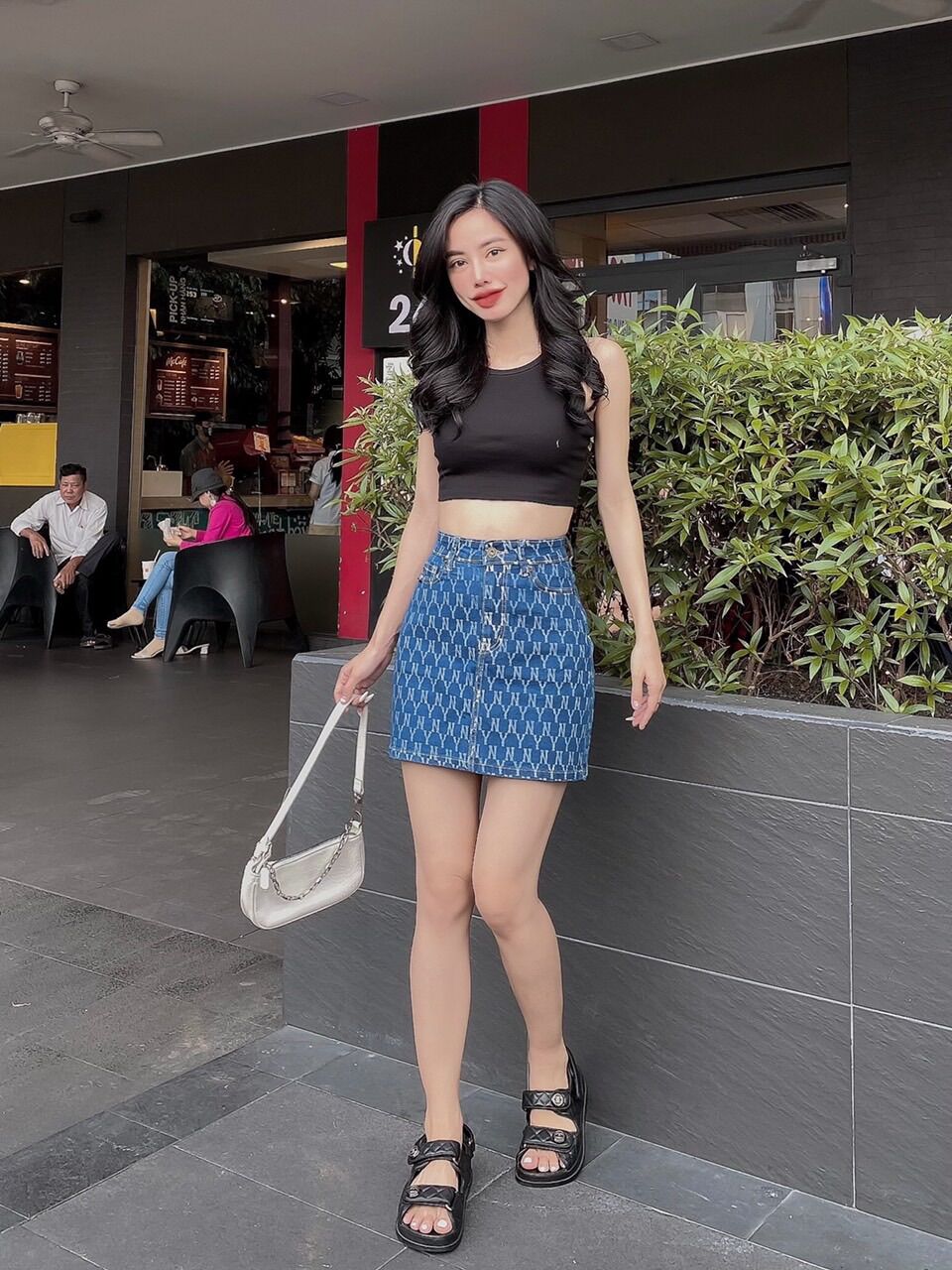 Chân Váy Jean, Chân Váy Ôm ML.B Co giãn Form đẹp