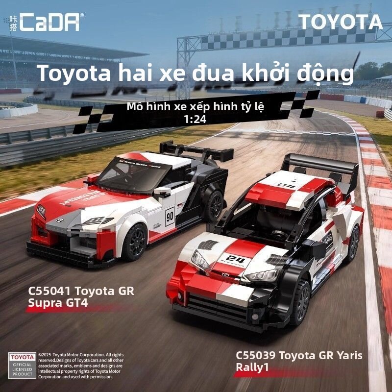 Mô Hình Xe Đồ Chơi Lắp Ráp Cho Bé Trai 1:24