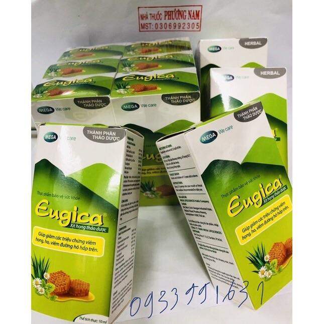 Xịt họng Eugica-chai 10ml