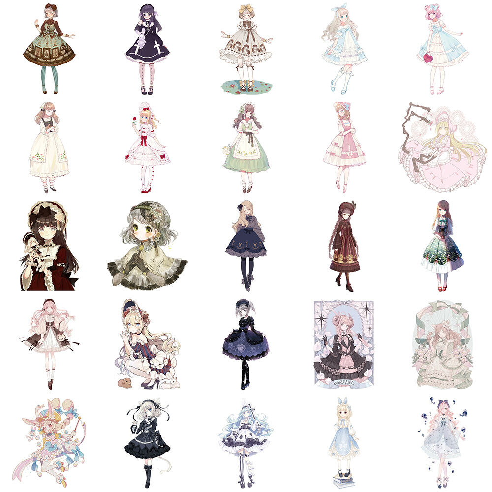Set 50 miếng sticker hình dán chống nước