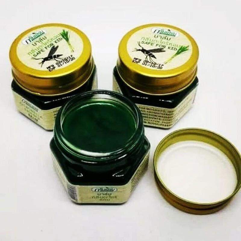 Combo 10 hộp dầu cù là cao sả Chống muỗi côn trùng Greenbalm