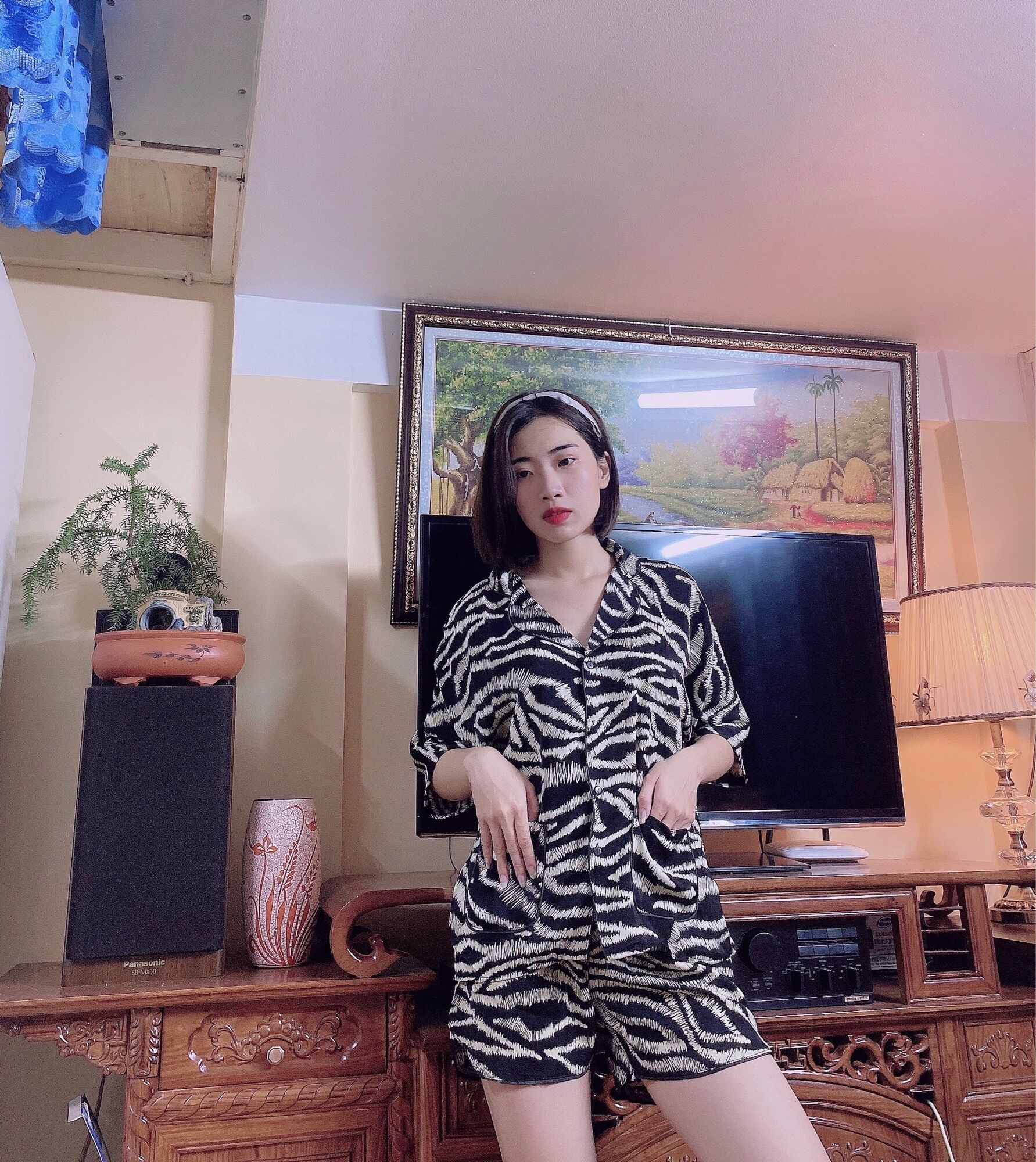 (Giá huỷ diệt)  XẢ HÀNG COMPO BỘ ĐÙI CÁNH RƠI lụa Mango mềm mát mịn