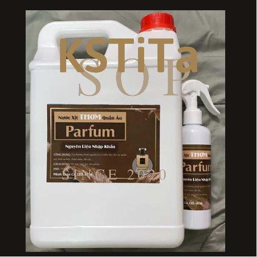 Nước xịt thơm quần áo parfum| bình 5 lít| siêu thơm chống mốc