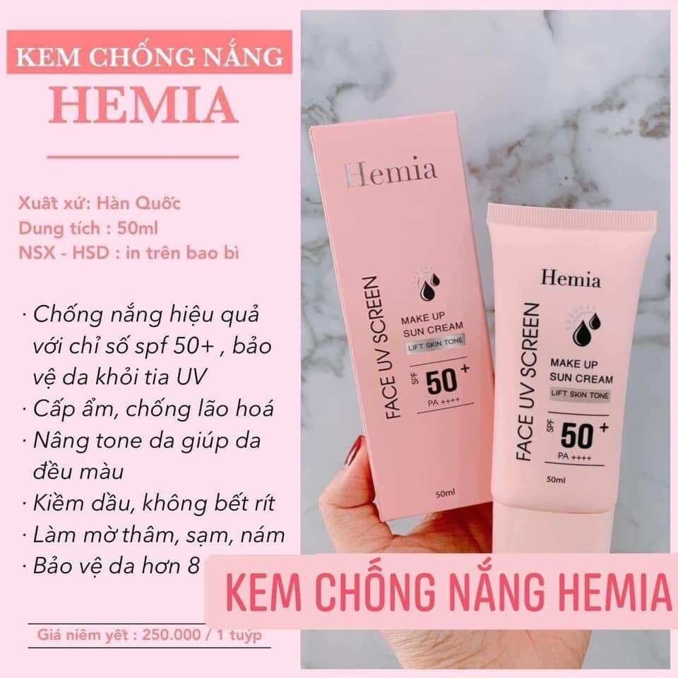 Kem Chống Nắng Hemia Hàn Quốc