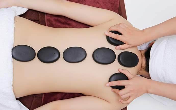 Đá Massage Núi Lửa Tròn 8x8x2cm, Oval 8x6x2 cm, Hìn Chữ nhật