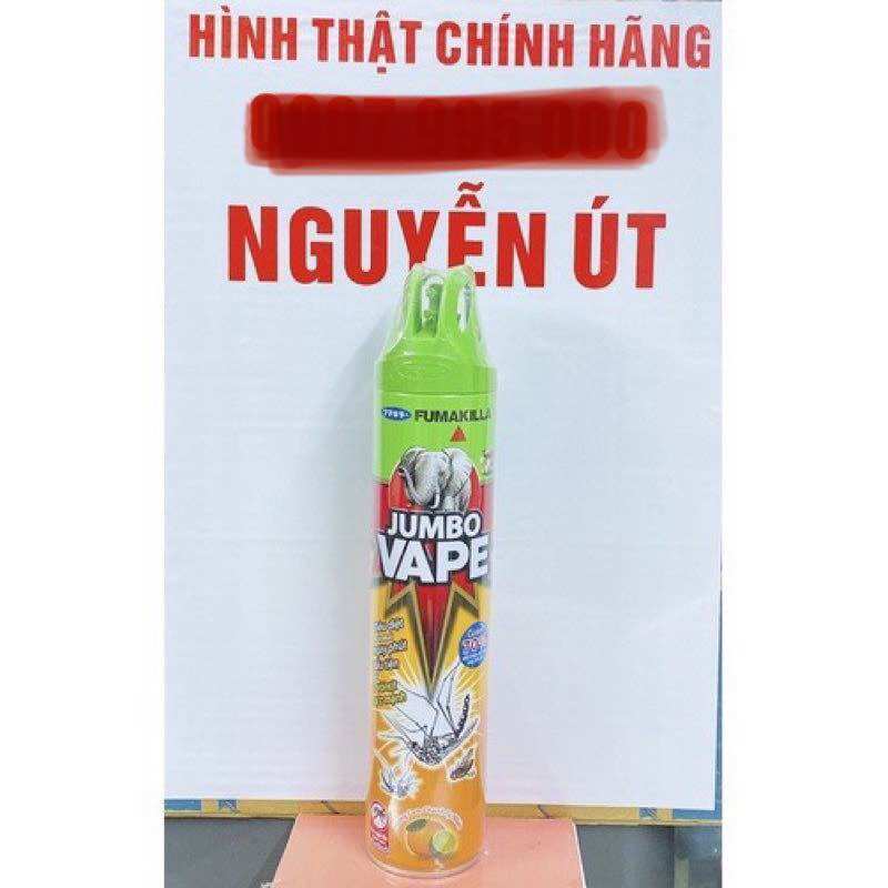 Xịt muỗi jumbo cam chanh 600ml