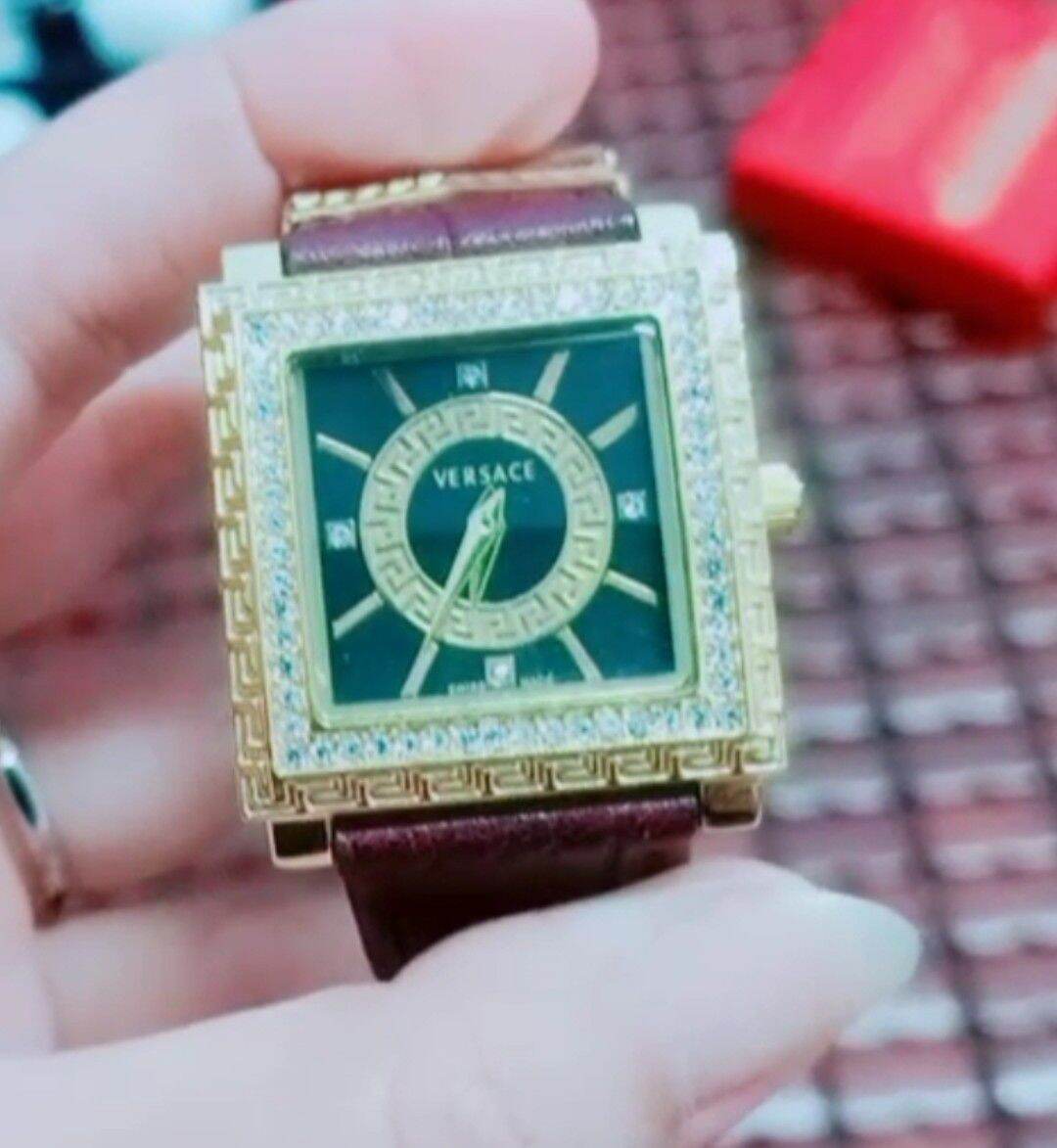Đồng hồ nữ VERSACE tím cao cấp Thụy Sĩ
