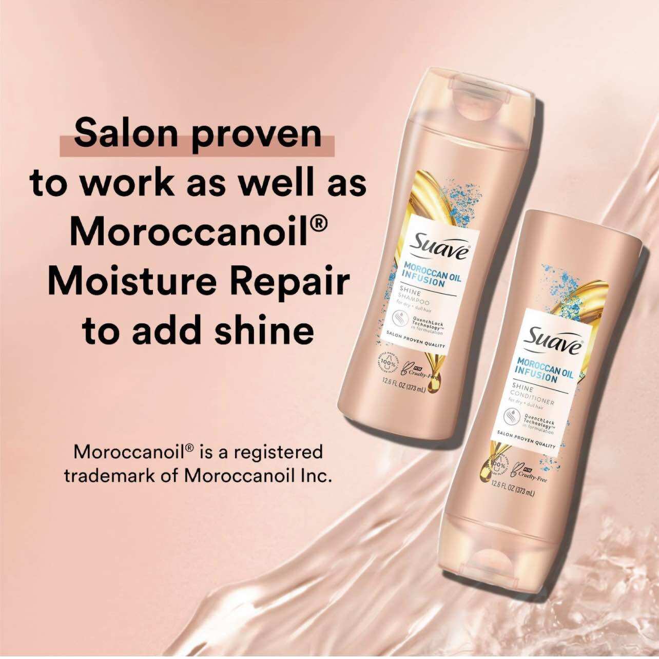 [AUTH-ĐỦ BILL] CẶP DẦU GỘI XẢ SUAVE MOROCCAN ARGAN OIL