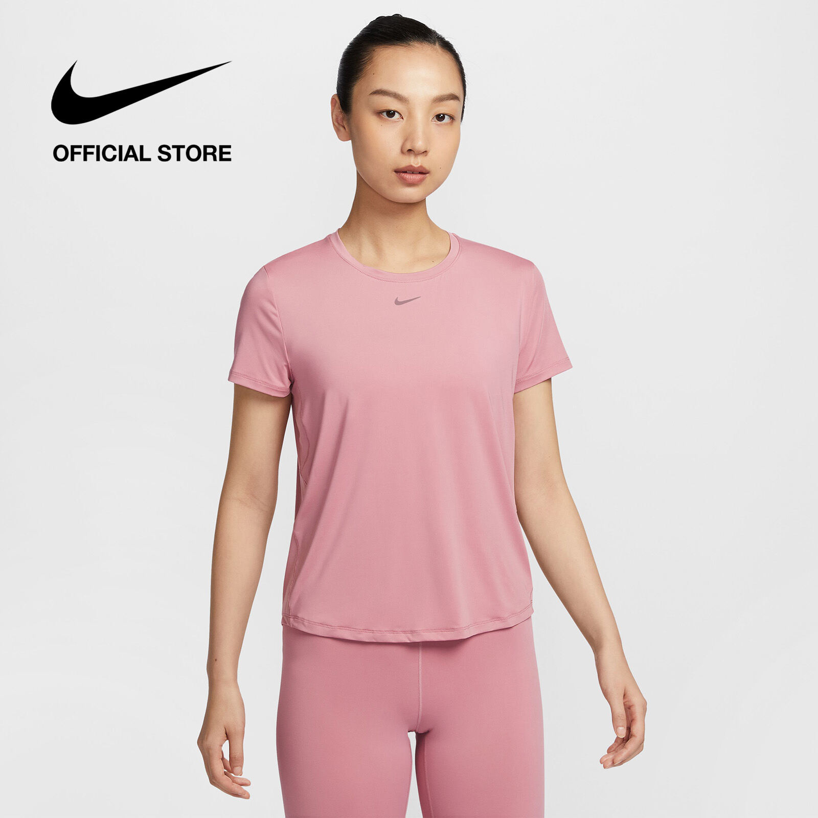 Áo thun Nike Dri-FIT Womens One Classic Short-Sleeve Top - Elemental Pink