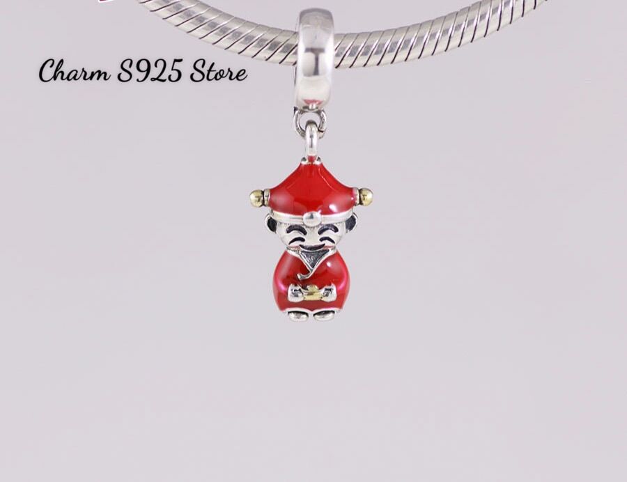 CHARM PAN ALE TREO THẦN TÀI MAY MẮN BẠC S925