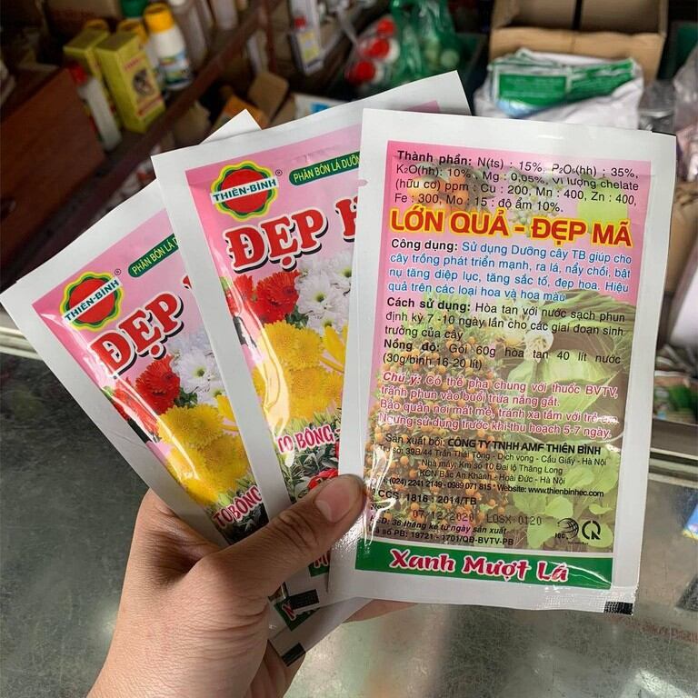 phân bón giúp dưỡng hoa, lâu tàn