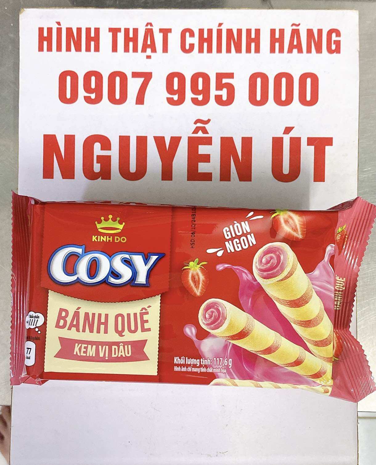 bánh quế cosy 117.6g