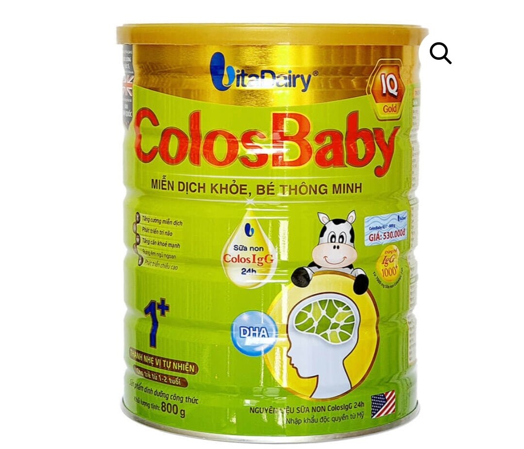 Sữa bột colosbaby iq 1+ 800gr