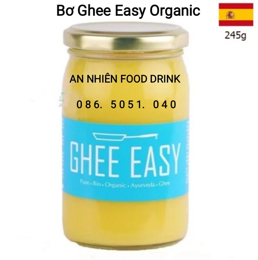 Bơ Ghee Easy Organic Thượng Hạng 245 Gram