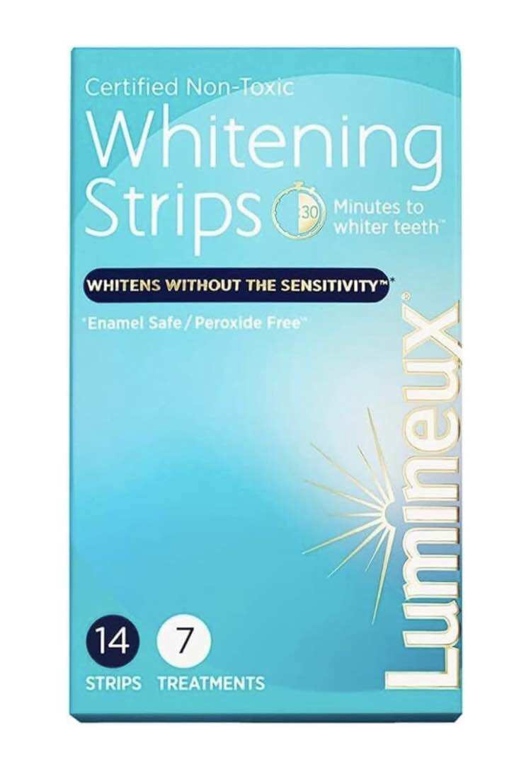 Miếng dán trắng răng an toàn Oral Essentials Lumineux Teeth Whitening Strips 14 miếng USA