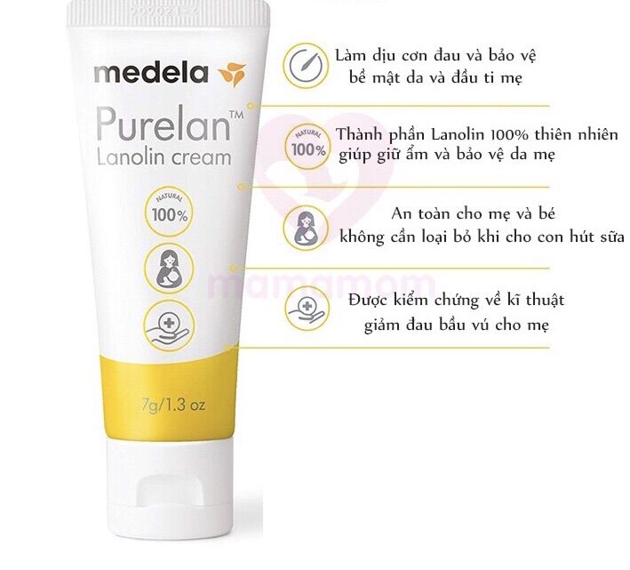 Kem nứt ty Medela Purelan