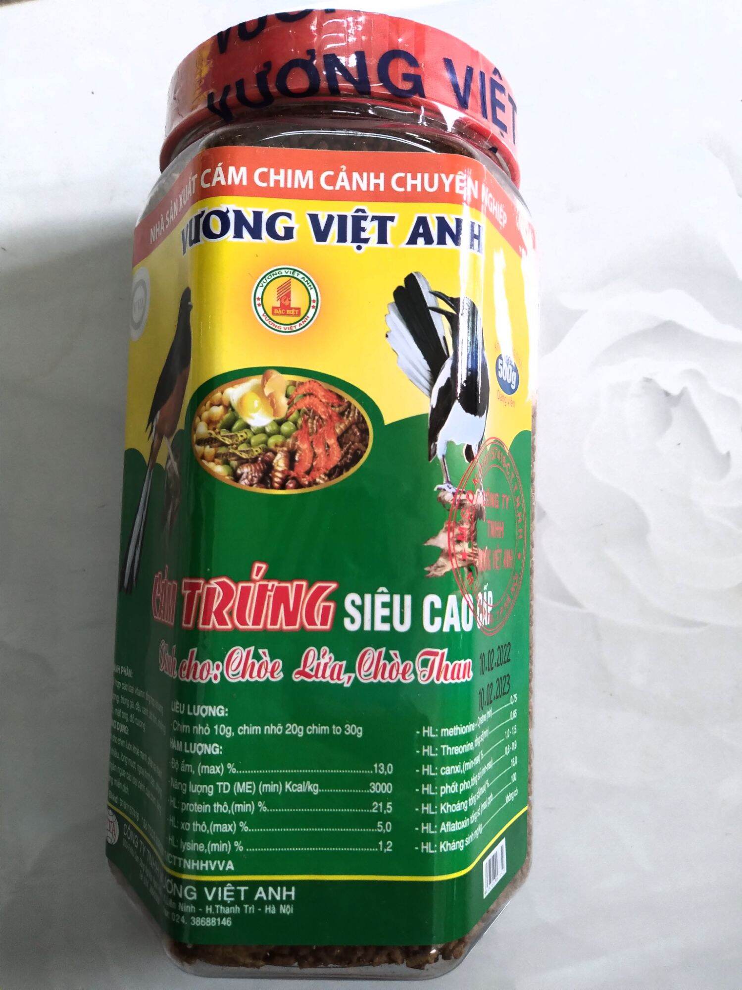 Cám dành cho chim chòe than, chòe lửa Vương Việt Anh ( 500g)