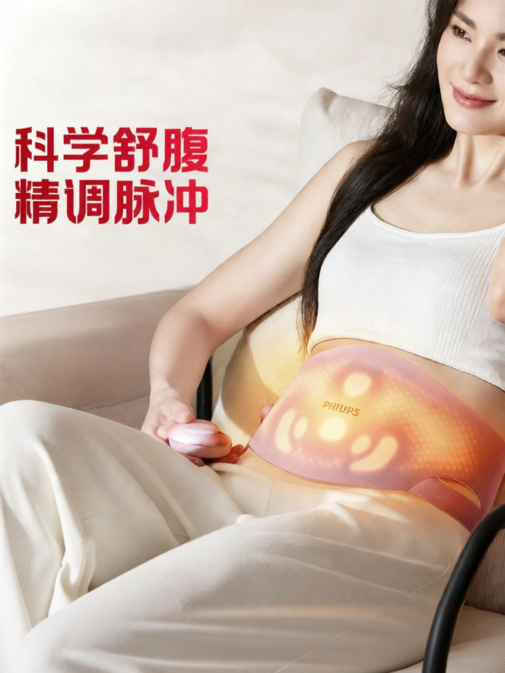 Philips | Pain Relief and Warming Waist and Abdomen Massager