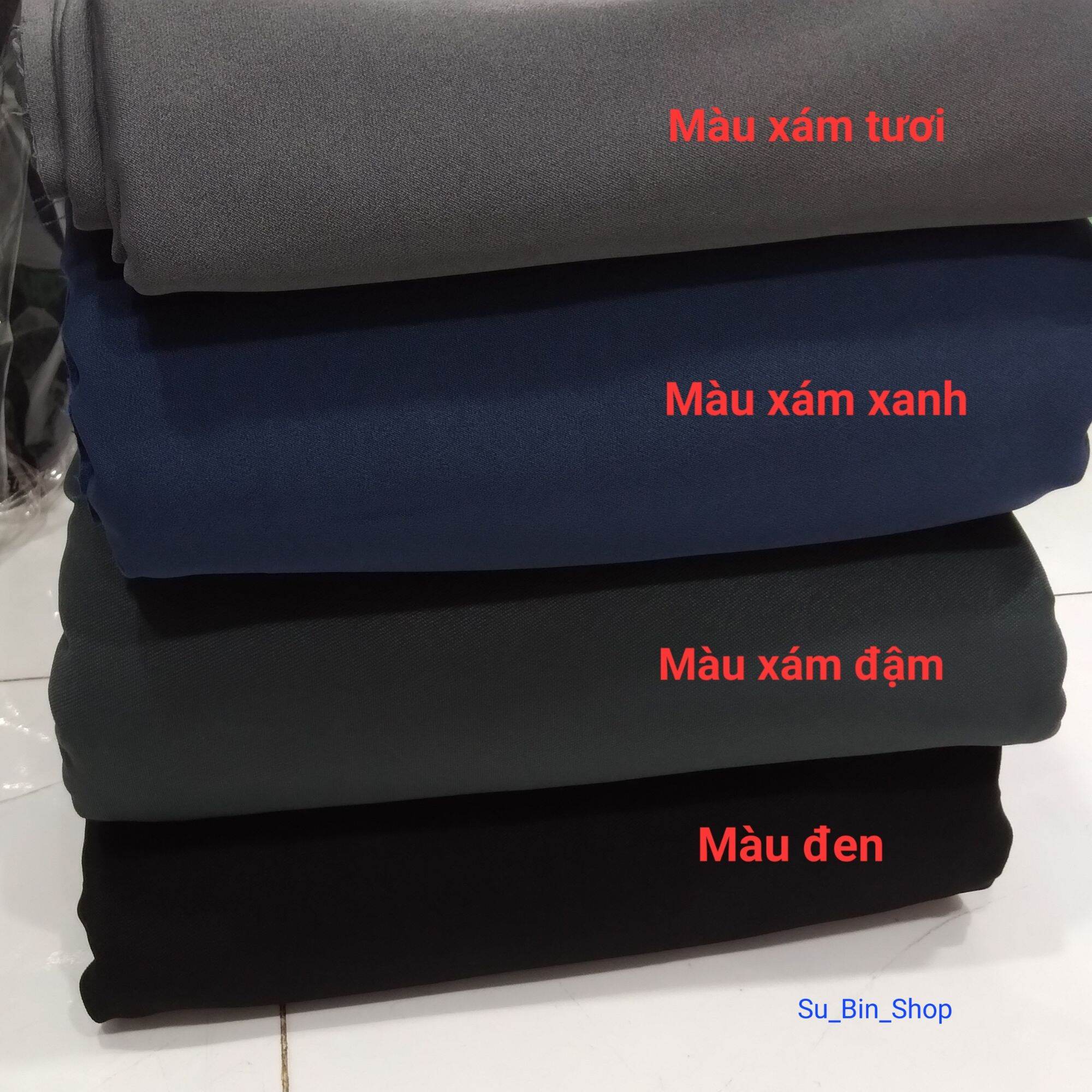 Vải may quần tây nữ loại cao cấp có độ co giãn cao