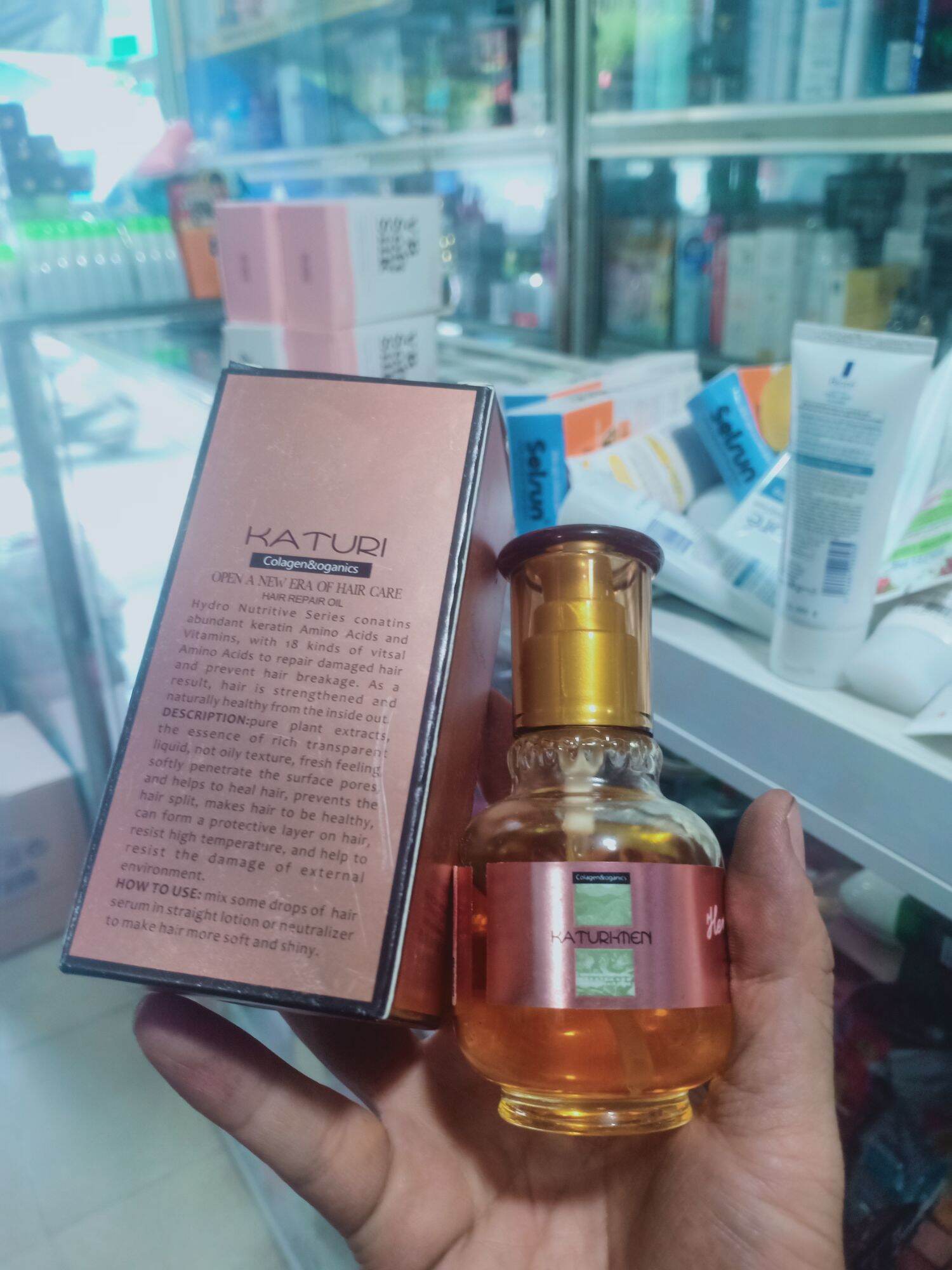 tinh dầu dưỡng tóc KATURi collagen