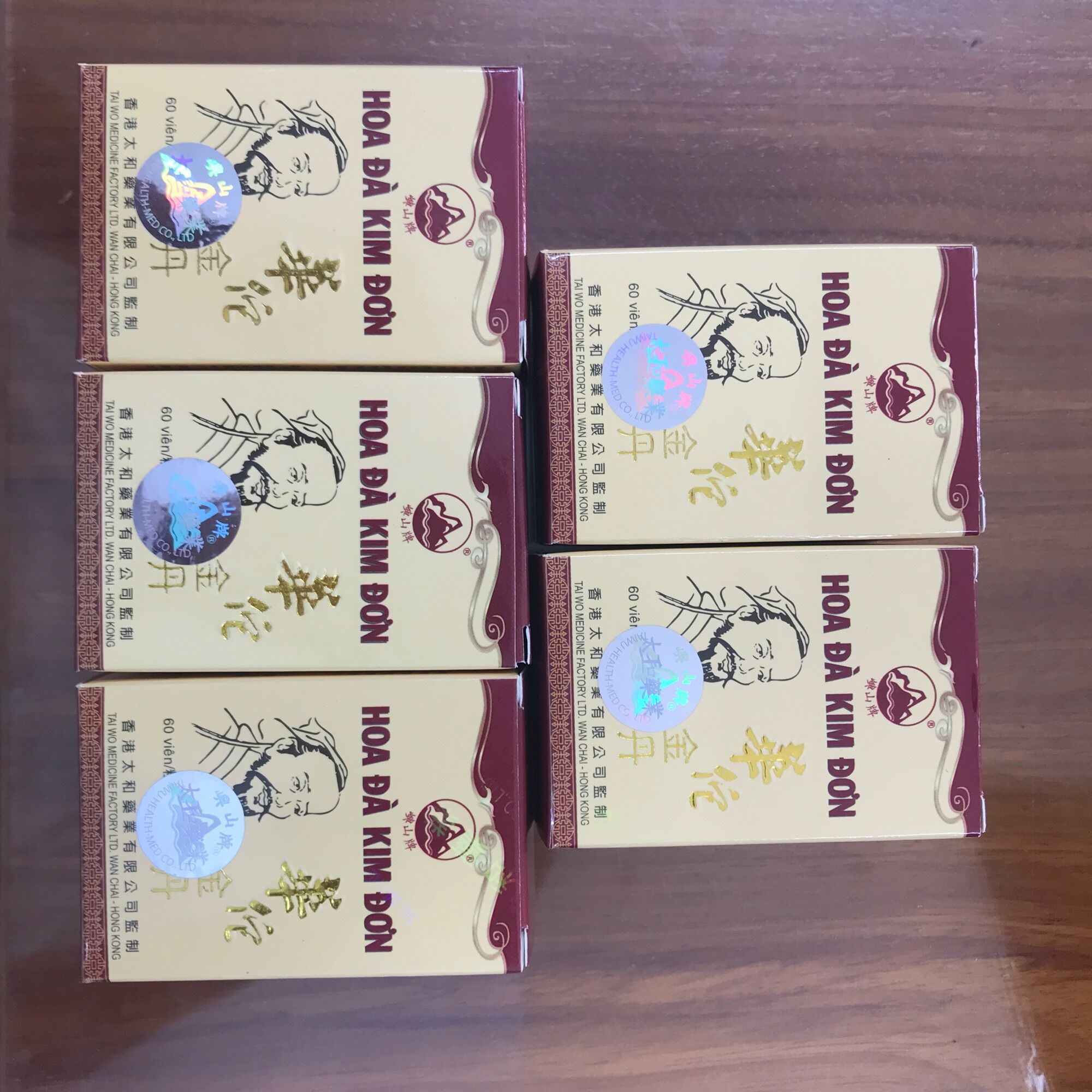 Combo 5 hộp Hoa Đà Kim Đơn HK
