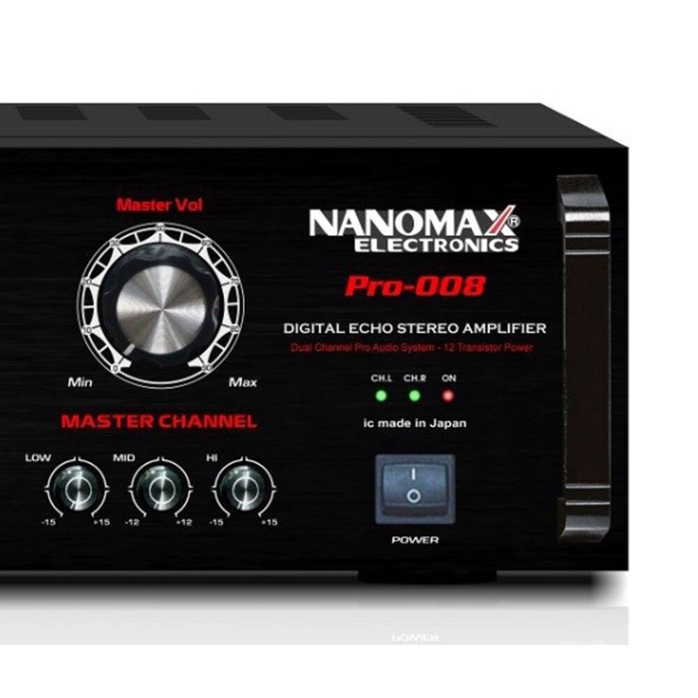 AMPLY KARAOKE NANOMAX PRO-008, 12 SÒ, 830W, BLUETOOTH