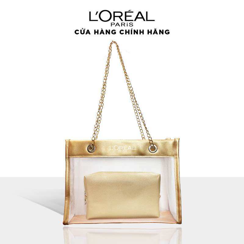 Túi lưới downtown màu gold Loreal Paris
