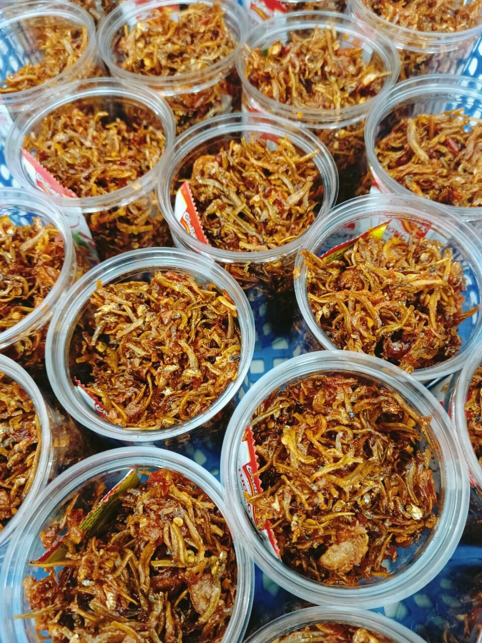 Cá Cơm rim tỏi 500g