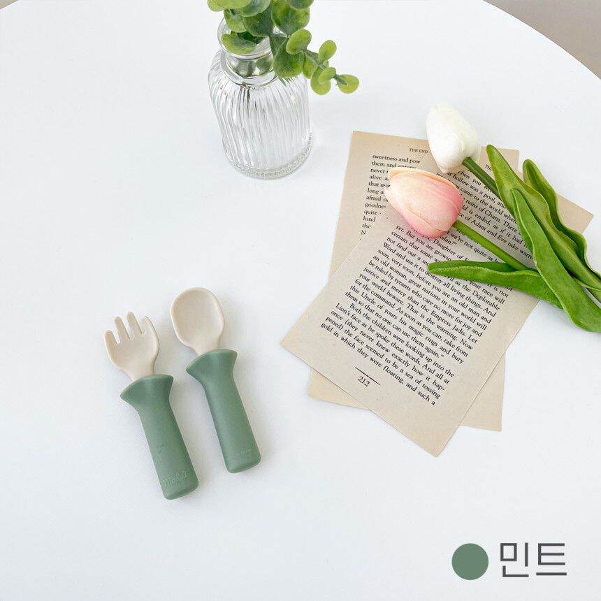 SET THÌA DĨA ĂN DẶM BLUEMAMA CHO BÉ