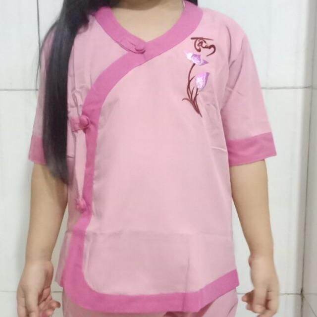 Đồ lam đi chùa - mẫu bé tim phối kate loại 1