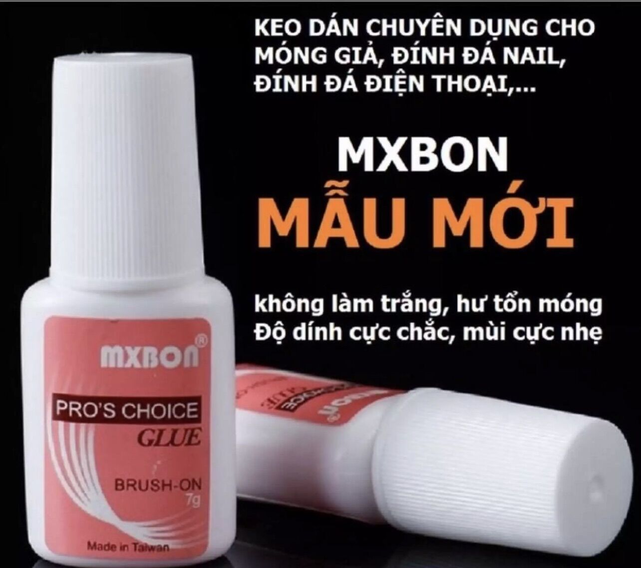 Keo dán móng đính đá….
