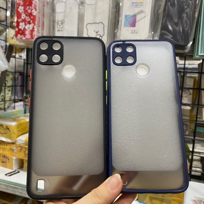 Ốp lưng Realme C25Y/ C21Y lưng nhám viền dẻo màu bảo vệ Camera
