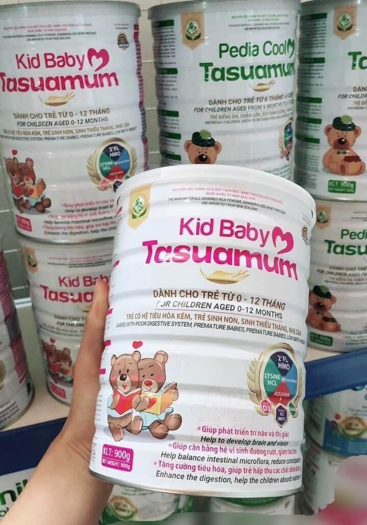 Sữa Kid Baby Tasuamum 900g