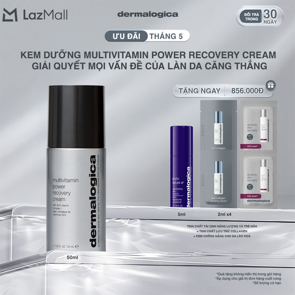 Kem dưỡng Multivitamin Power Recovery Cream giải quyết mọi vấn đề của làn da căng thẳng