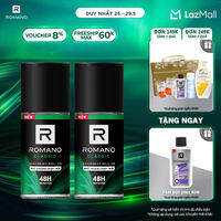 [Lazada trợ giá 10K] Combo 2 Lăn khử mùi Romano 50ml