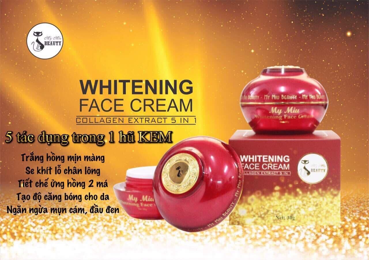 Kem dưỡng da mặt 5in1 hoàn hảo My Miu tặng 1 chai serum